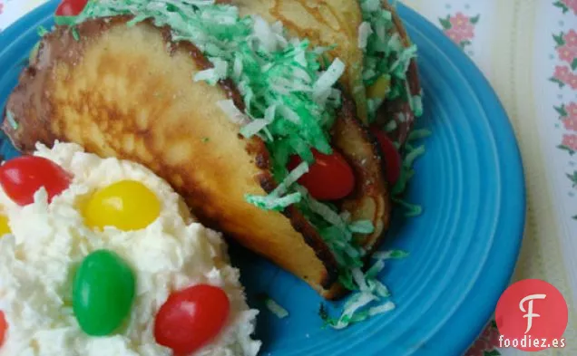 Pastel: Plato de Tacos de Postre de Dulces de Pascua