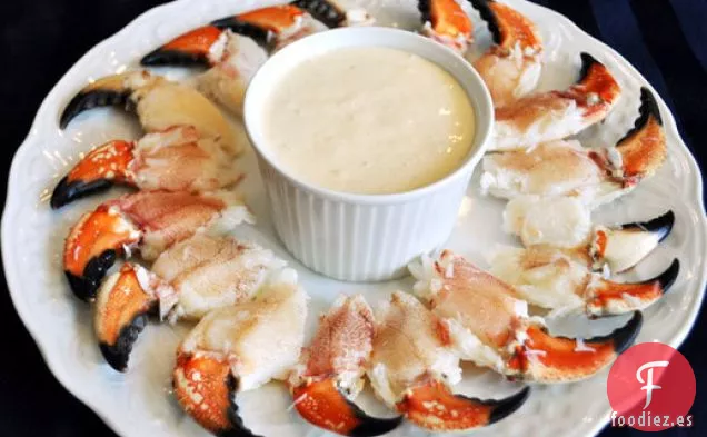 Garras de Cangrejo de Piedra con Salsa de Mostaza
