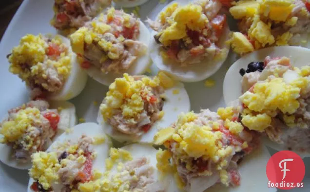 Cocina el Libro: Huevos Duros Rellenos de Atún
