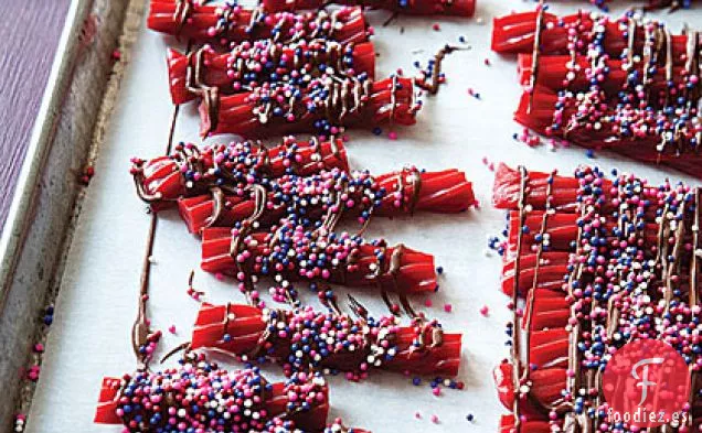 Bocados de Regaliz de Fresa y Chocolate
