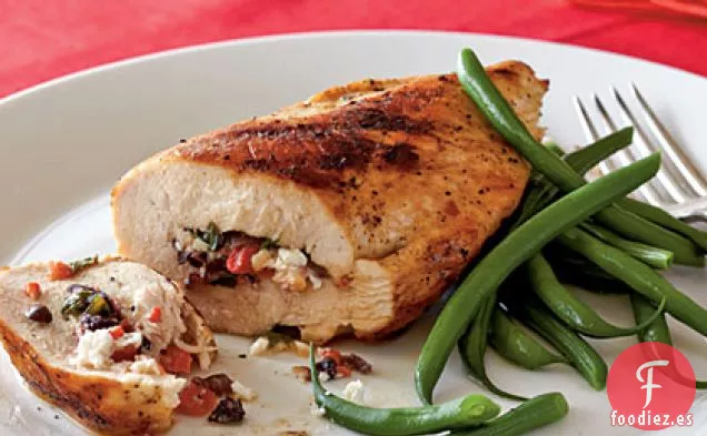 Pechugas de Pollo Rellenas Mediterráneas