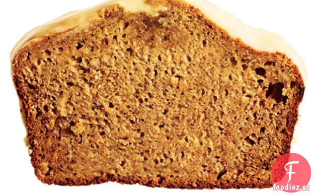 Pan de Plátano Caramelizado con Glaseado de Mantequilla Dorada