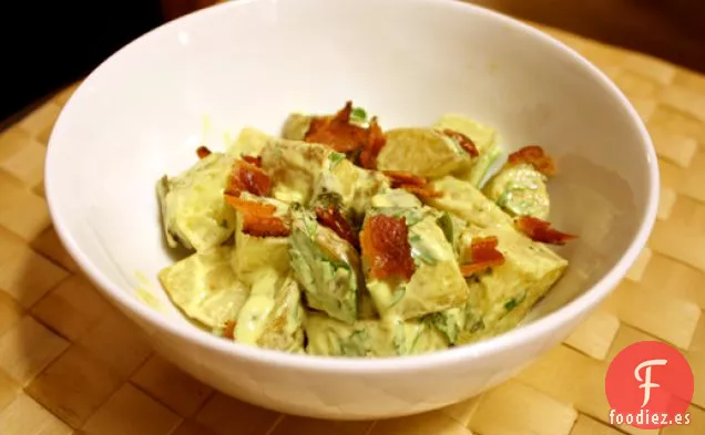 Cena de Esta Noche: Ensalada de Patata Nueva Asada con Mayonesa Poblana