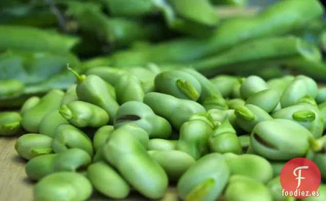 Cocina el Libro: Linguini con Habas, Ajo, Tomate y Migas de Pan