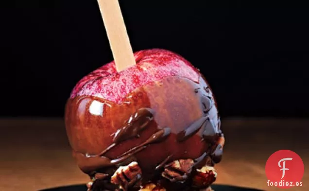 Manzanas con Caramelo de Chocolate