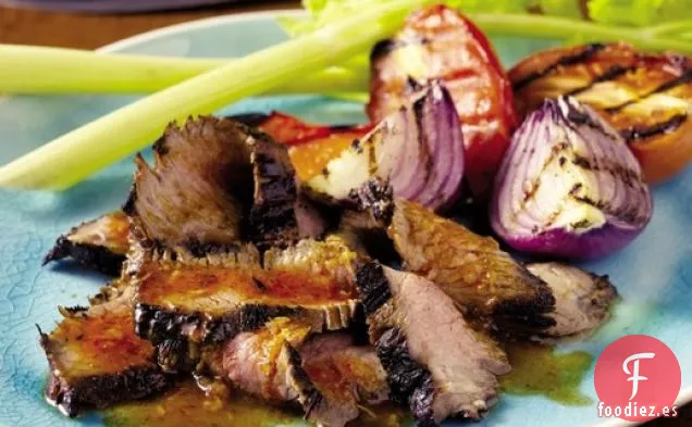 Cocina el libro: Bistec de Flanco Bloody Mary