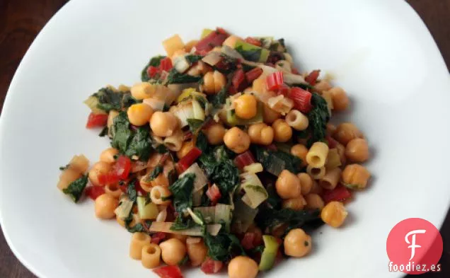 Garbanzos Y Acelgas Con Cilantro Y Comino