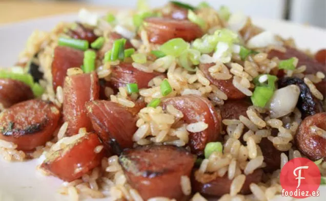 Arroz Salteado con Salchicha China