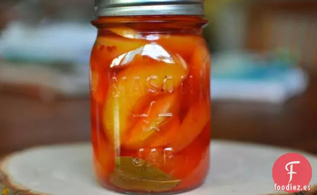 Nectarinas en Escabeche