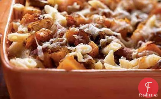 Pasta de Calabaza Asada y Tocino