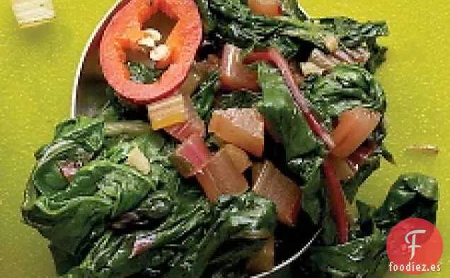 Acelgas Picantes Con Jengibre