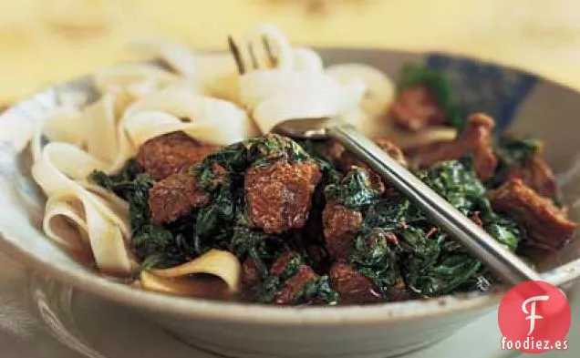 Fideos de Ternera con Canela