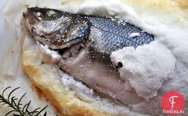 Branzino con Costra de Sal