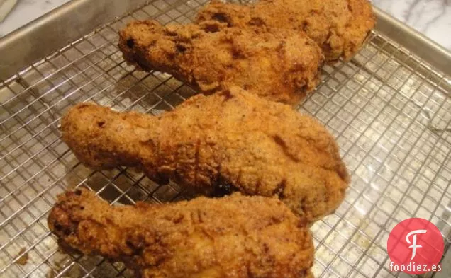 Cocina el Libro: Pollo de Picnic Frito Rebozado en Salmuera con Té