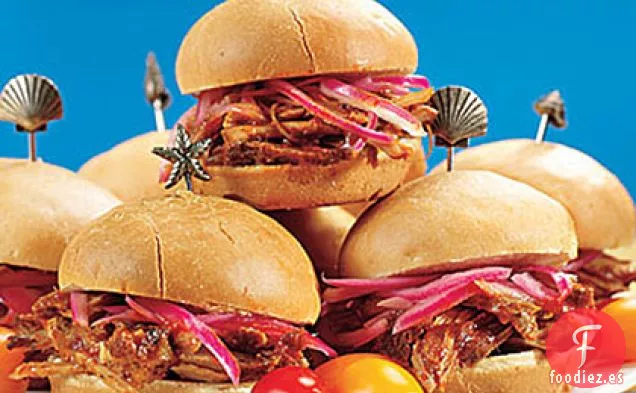 Sliders de Cerdo a la Parrilla