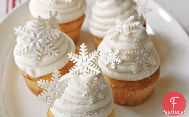 Cupcakes Blancos como la Nieve
