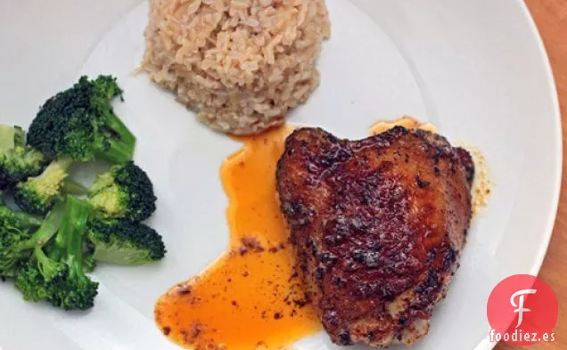Pollo con Especias y Mantequilla Marrón