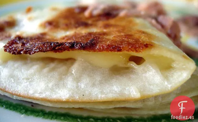 Quesadillas De Acelgas Rojas Y Setas