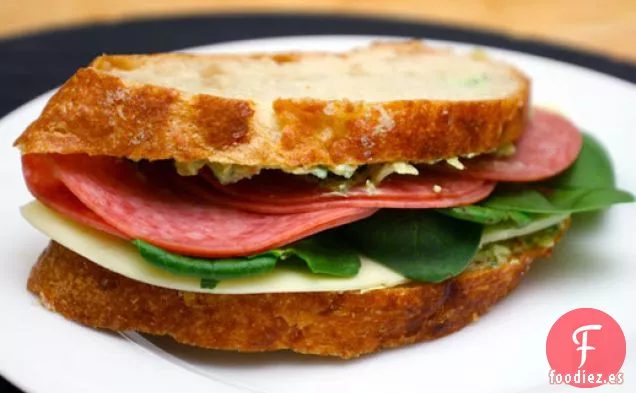 Sándwiches de Alcachofa y Salami