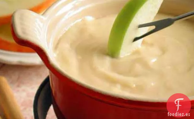 Fondue de Queso con Manzanas