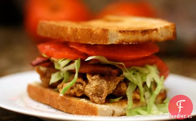 Cena de esta noche: Sándwich de Ostras Fritas y Tocino