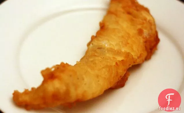 Cena De Esta Noche: Pescado Rebozado con Cerveza