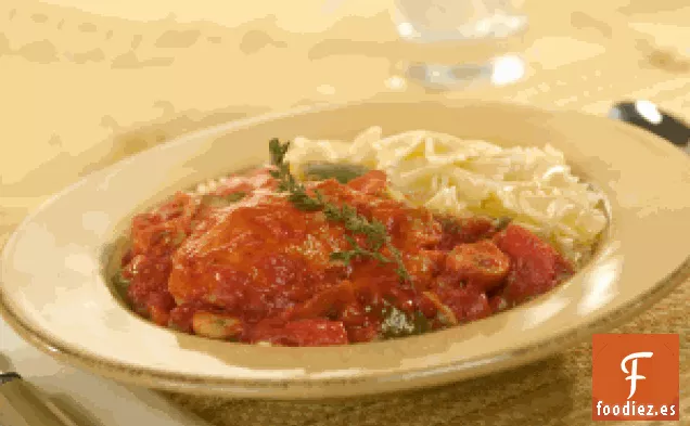 Cacciatore de Pollo Rápido y Fácil