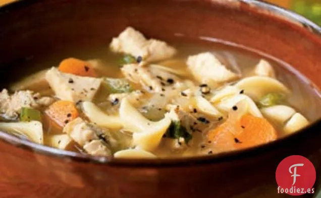 Sopa de Fideos de Pavo