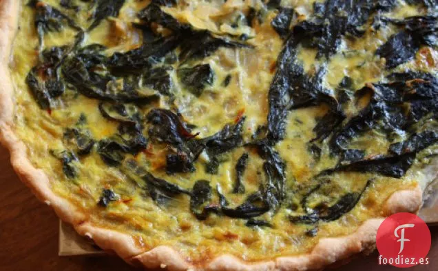 Tarta De Acelgas Y Azafrán