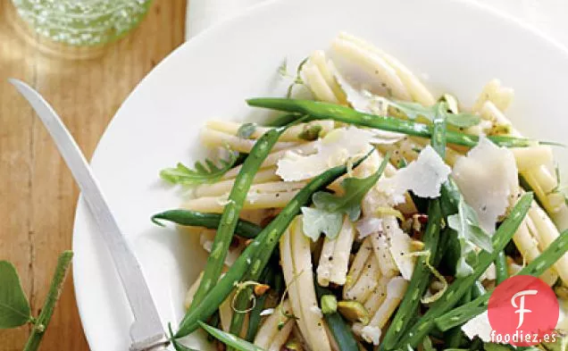 Ensalada de Pasta de Judías Verdes con Vinagreta de Tomillo y Limón