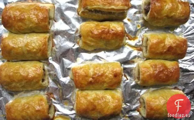 Rollos de salchicha (Cerdos al estilo británico En una Manta)