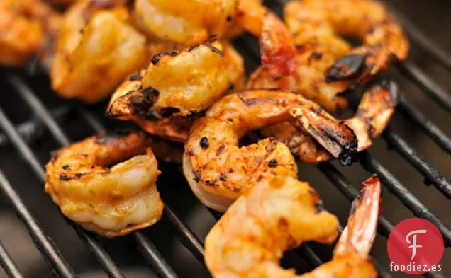 Camarones a la Parrilla con Ajo y Lima