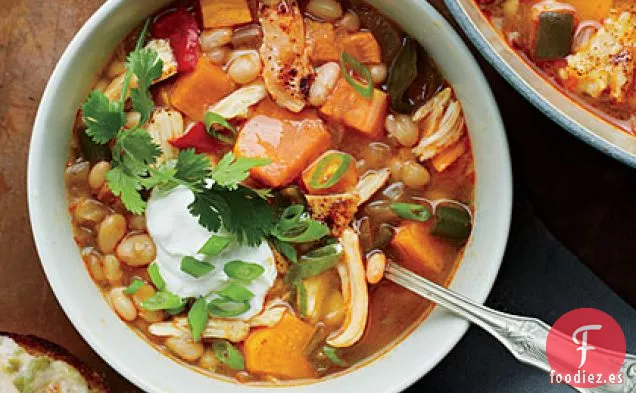 Chile de Pollo Tex-Mex con Lima