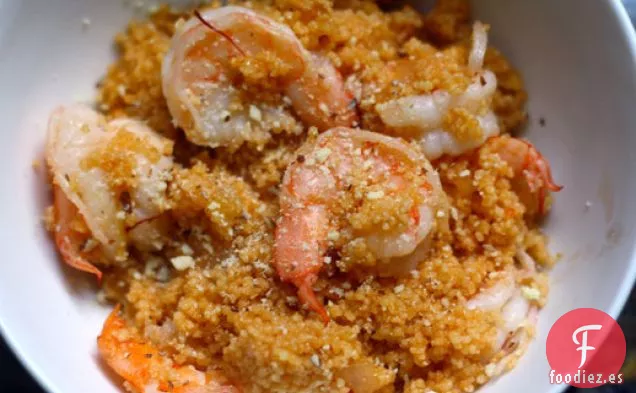 Camarones Sicilianos y Cuscús de Michael Lomonaco