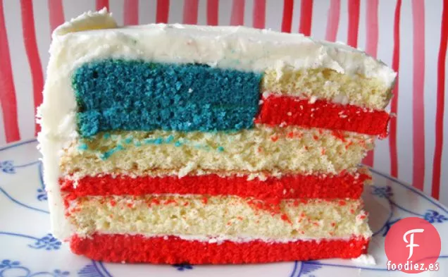 Pastel de Bandera Americana