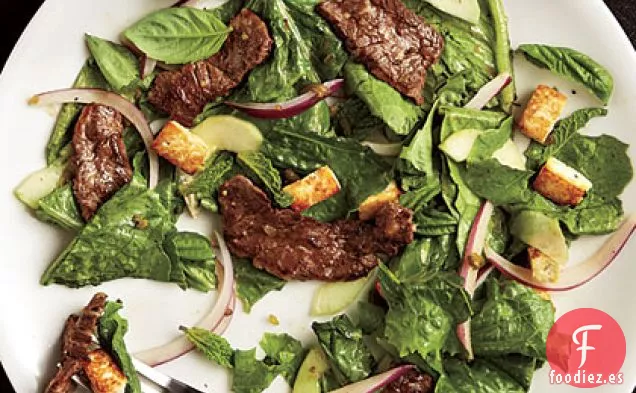 Ensalada Picante de Ternera y Tofu