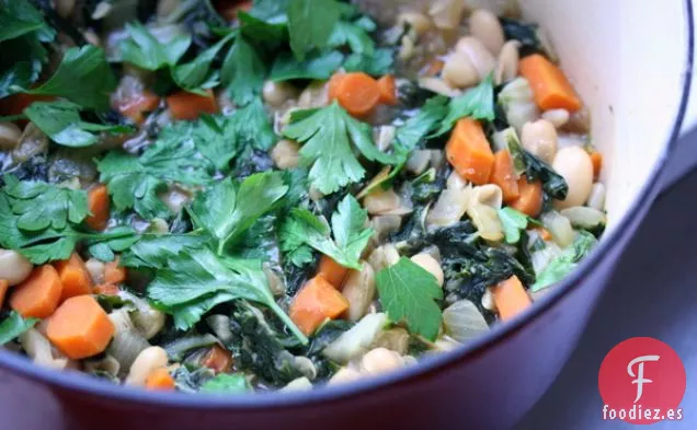 Estofado De Acelgas Y Judías Blancas