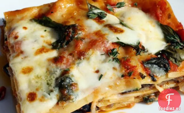 Napoleones de Lasaña de Ratatouille Asado