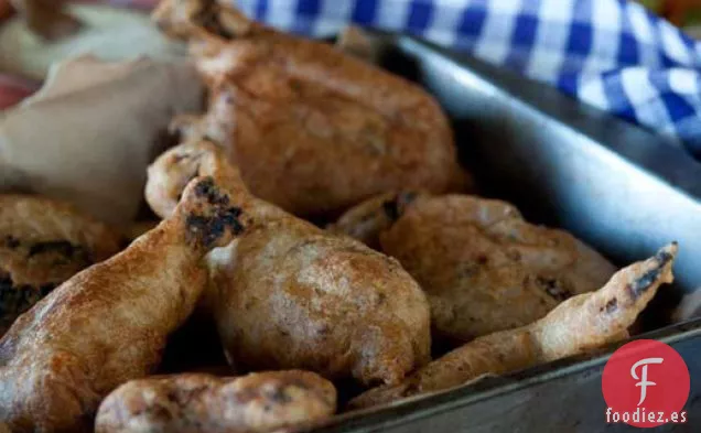 Susan Feniger's Tatsutage Pollo Frito con Mayonesa Picante de Yuzu
