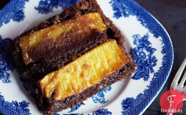Tarta de Piña Invertida Y Robusta de Chocolate