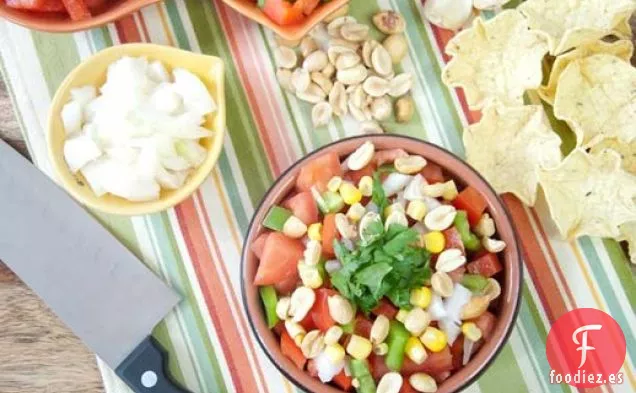 Pico de Gallo de Cacahuete