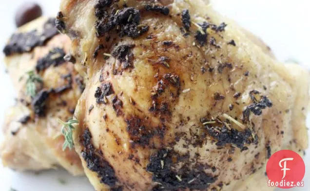 Francés en un instante: Pollo al horno Tapenade
