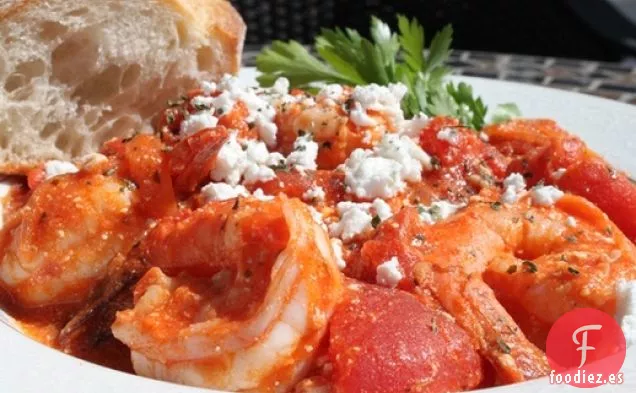 Saganaki de Camarón