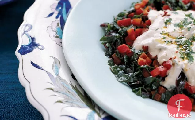 Ensalada Suiza de Acelgas con Yogur con Ajo