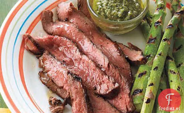 Filete de Flanco con Salsa Verde