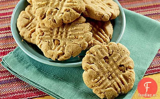 Galletas de Mantequilla de Maní con Trocitos de Caramelo