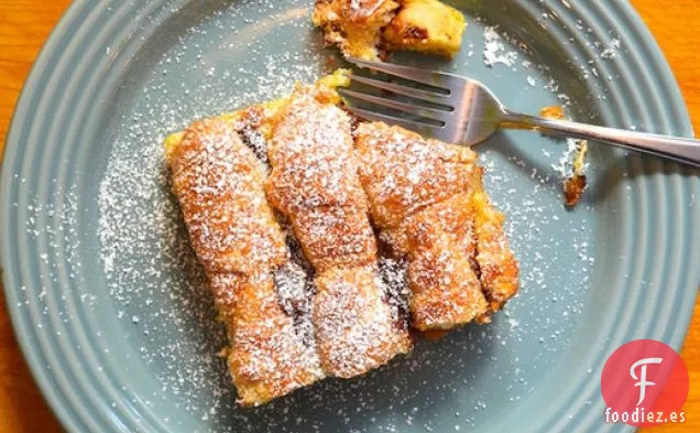 Nutella, Banana y Budín de Cruasanes