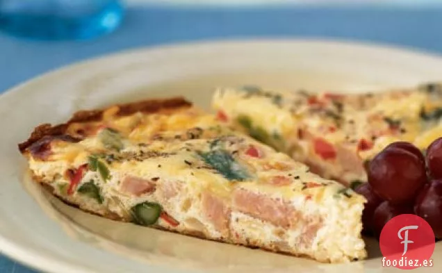 Frittata de Jamón y Espárragos