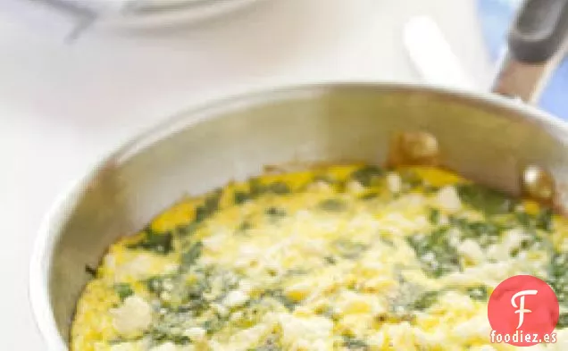 Acelgas Y Frittata De Queso Feta