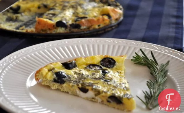 Frittata de Aceitunas al Romero al Horno